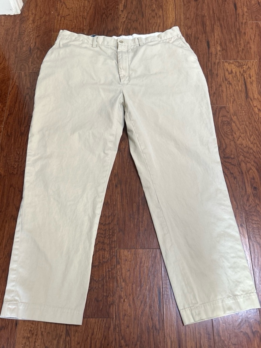 Ralph Lauren Beige/Tan Cotton Chino Pants Size 40 x 32